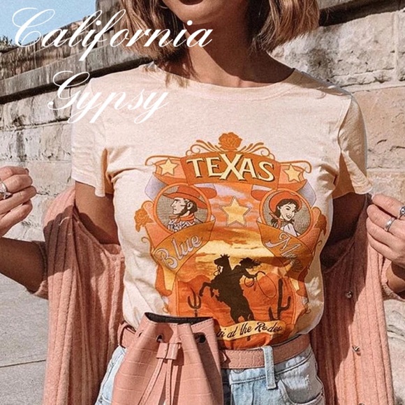 Texas Blue Moon T-shirt - Picture 3 of 15